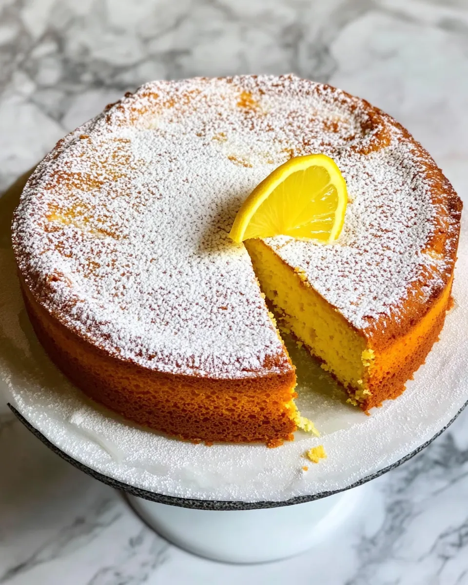 Easy Italian Lemon Ricotta Cake recipe photo
