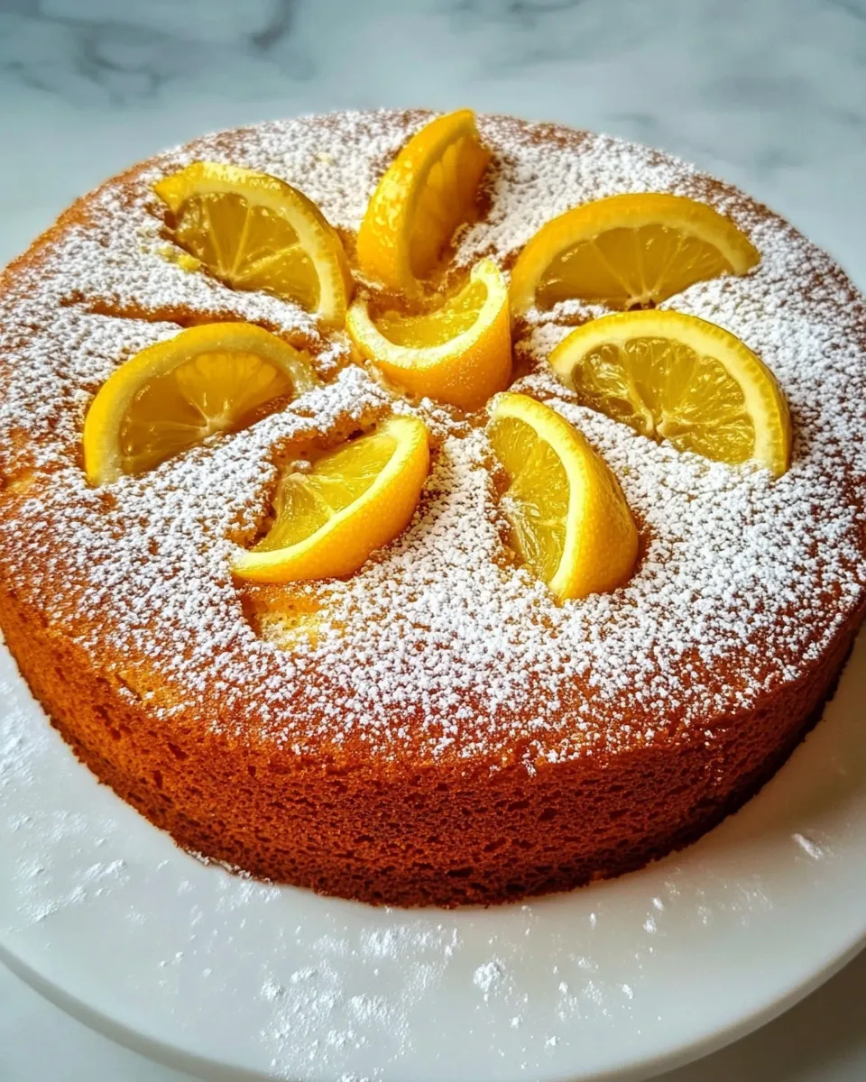 Delicious Italian Lemon Ricotta Cake shot