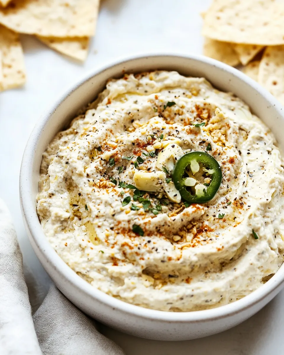 Classic Jalapeno Artichoke Dip Recipe image