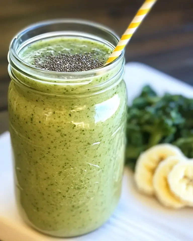 Easy Kale, Banana, Chia, Hemp Superfood Smoothie photo