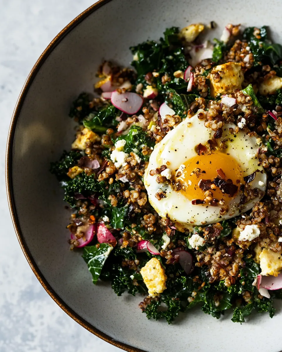 Classic Kale Breakfast Salad image