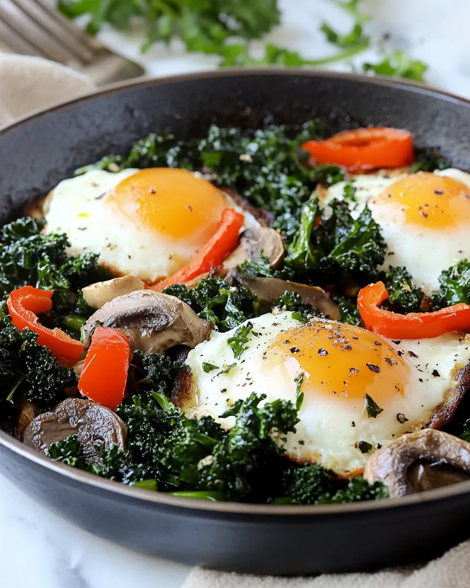 Delicious Kale Breakfast Skillet Recipe image