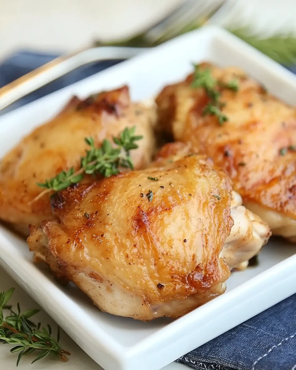 Classic Keto Chicken Thighs image