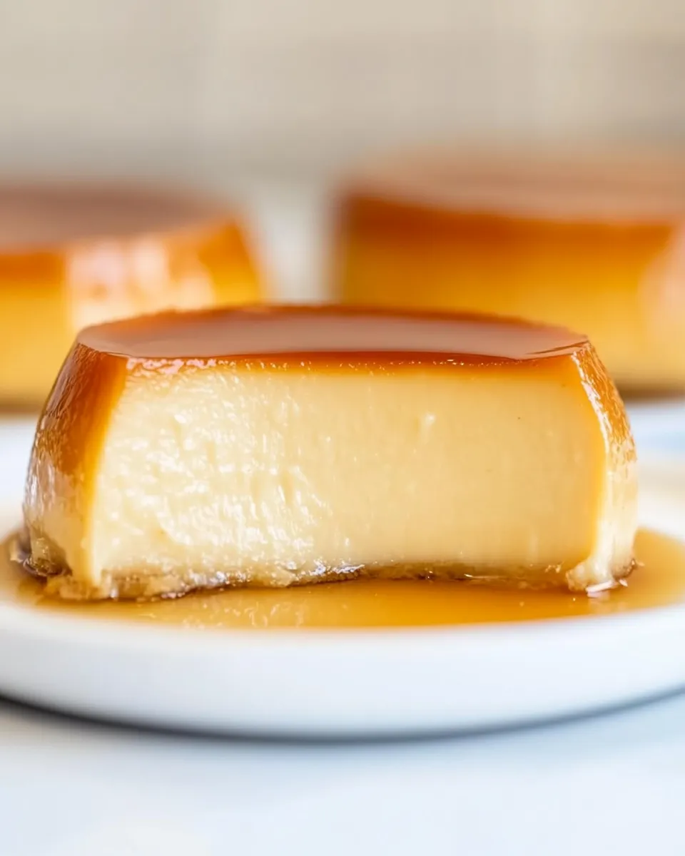Homemade Keto Flan - Creme Caramel photo