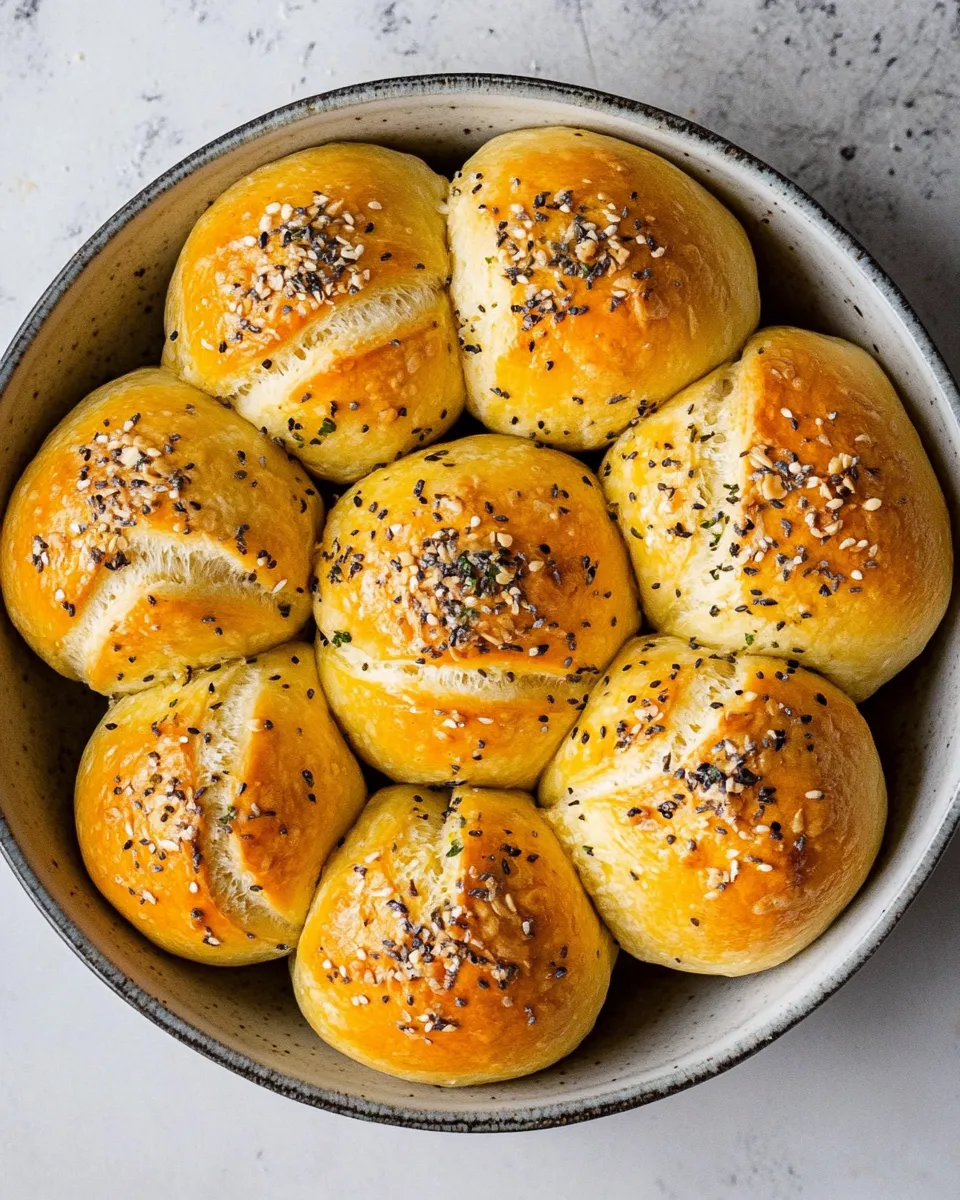 Homemade Keto Garlic Dinner Rolls photo