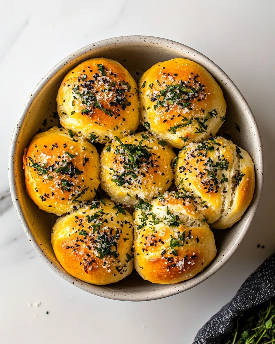 Easy Keto Garlic Dinner Rolls image