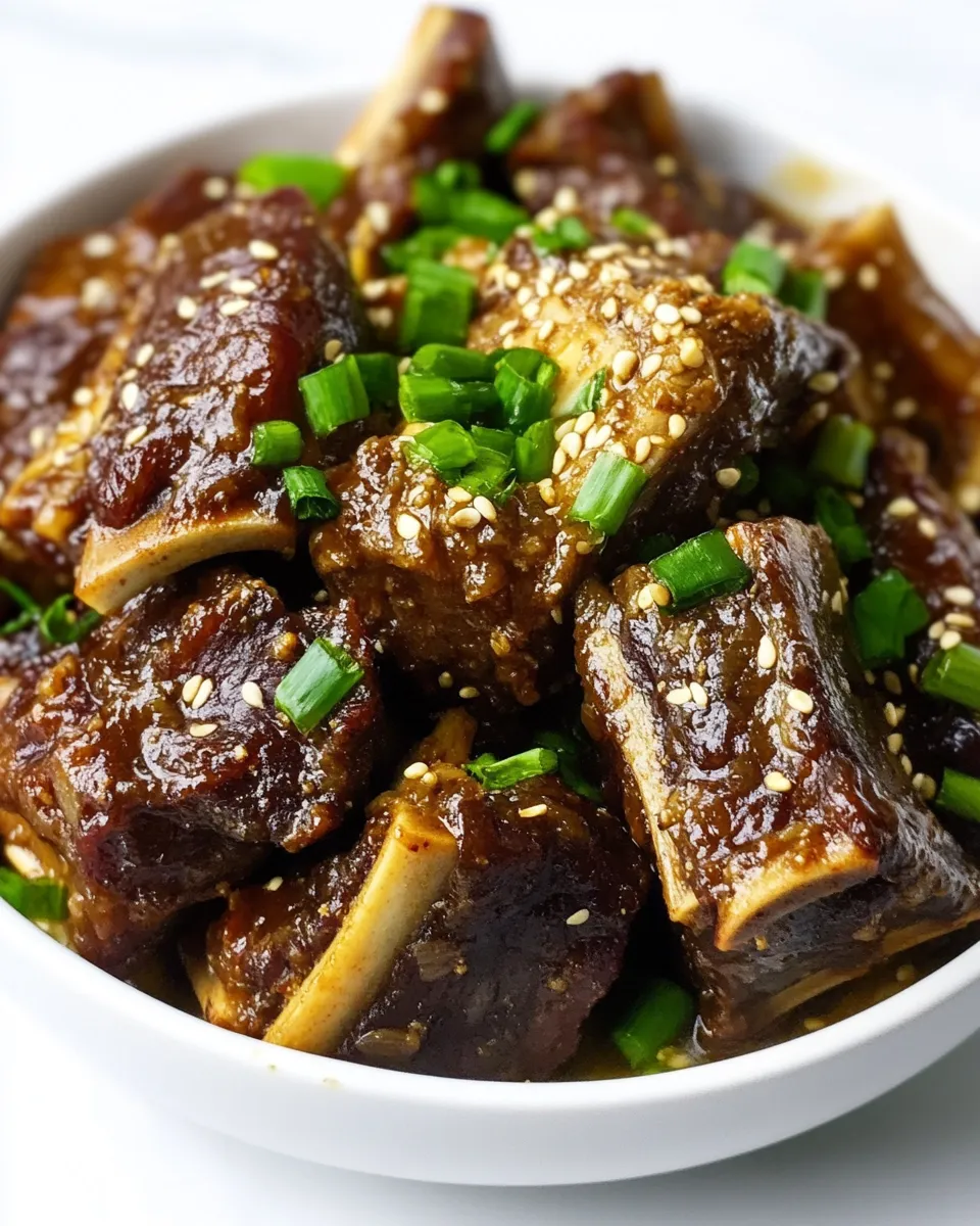 Savory Keto Korean Short Ribs shot