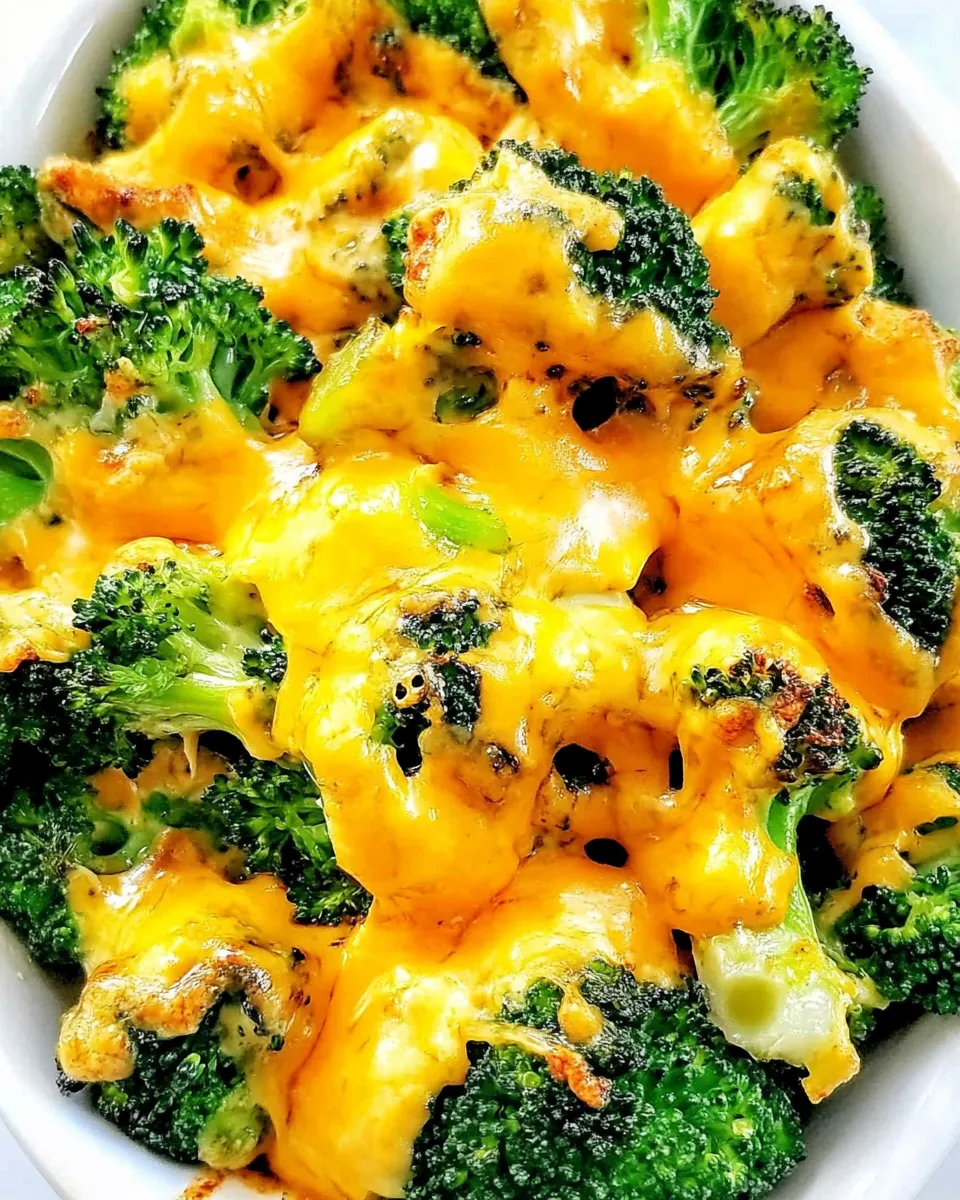 Delicious Keto Oven Roasted Broccoli and Cheese: Easy Low-Carb Side Dish image
