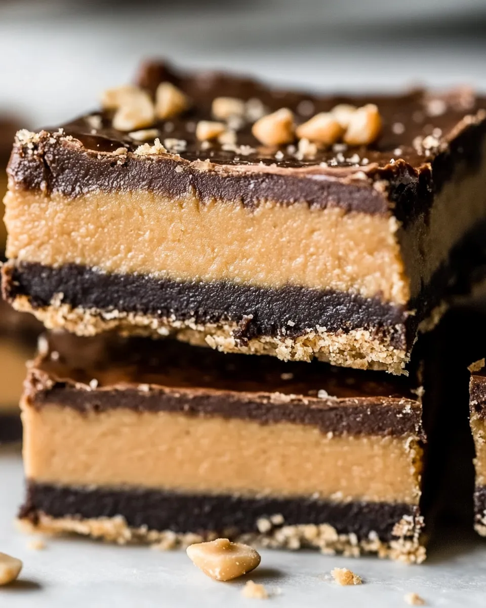 Homemade Keto Peanut Butter Bars recipe photo
