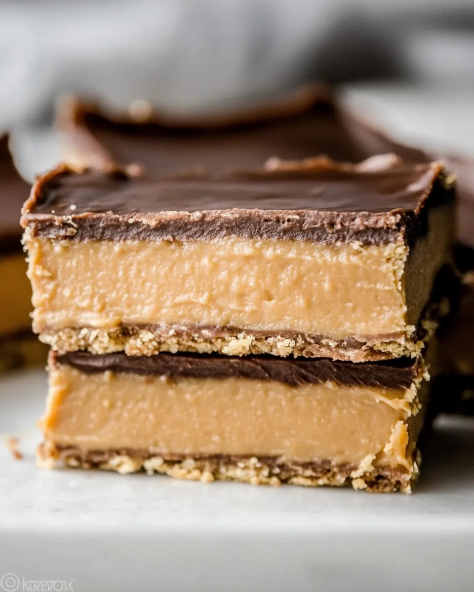 Delicious Keto Peanut Butter Bars image