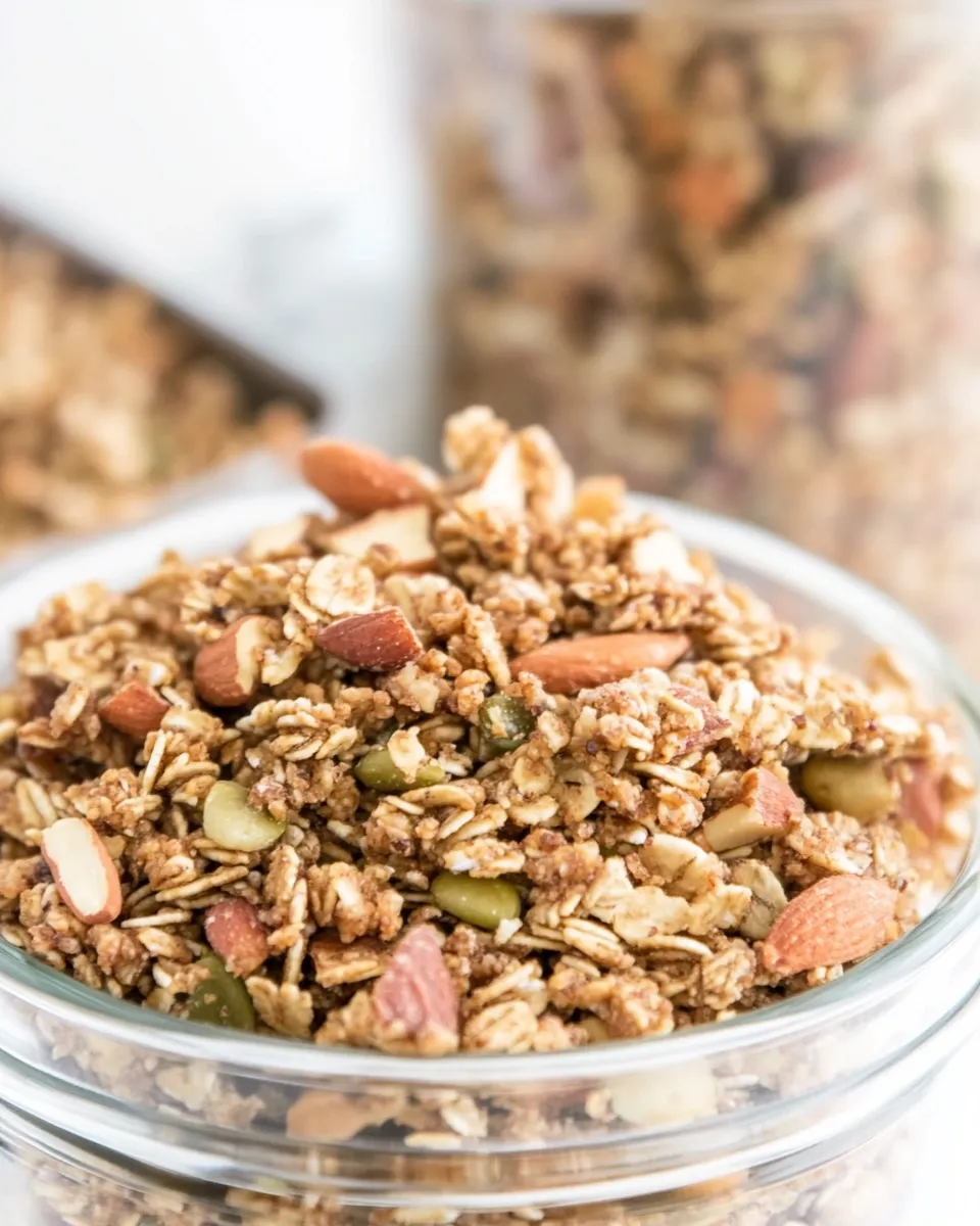 Easy Keto Peanut Butter Granola image