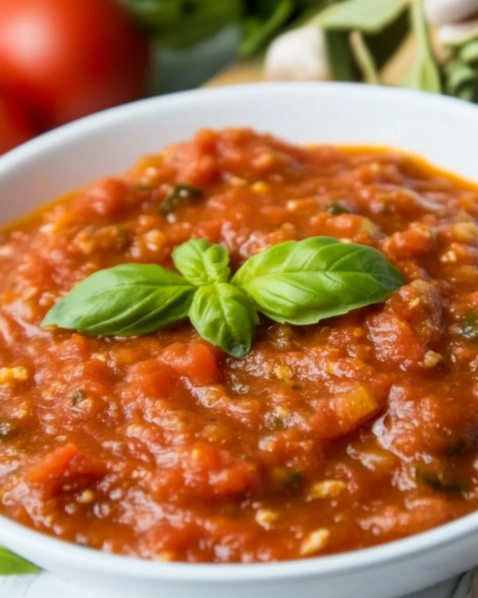 Delicious Keto Spaghetti Sauce shot