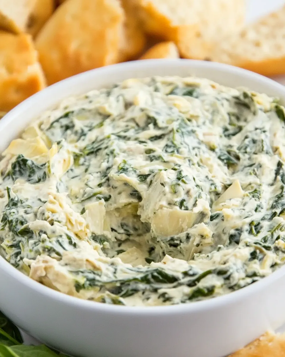 Classic Keto Spinach Artichoke Dip image