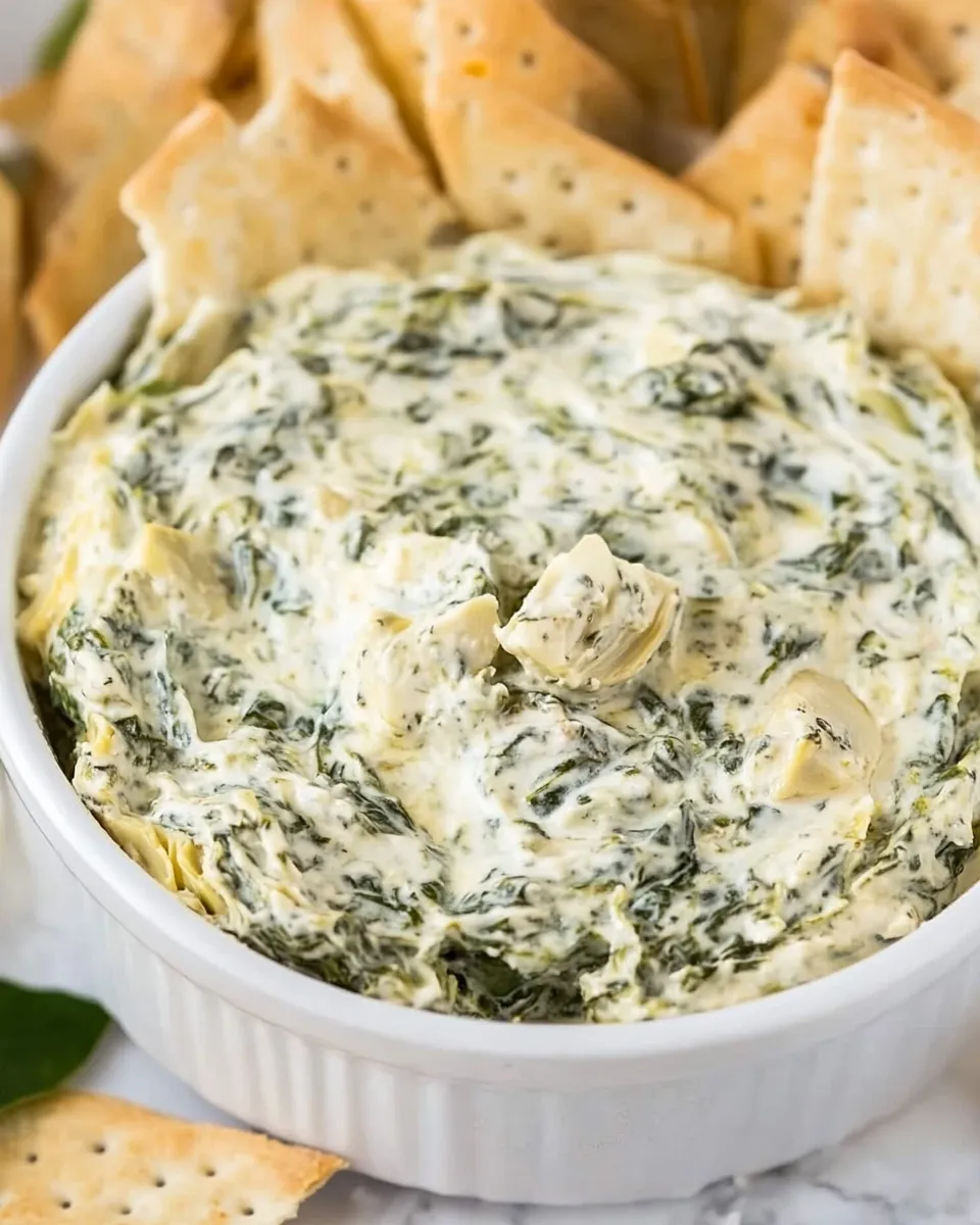 Easy Keto Spinach Artichoke Dip recipe photo