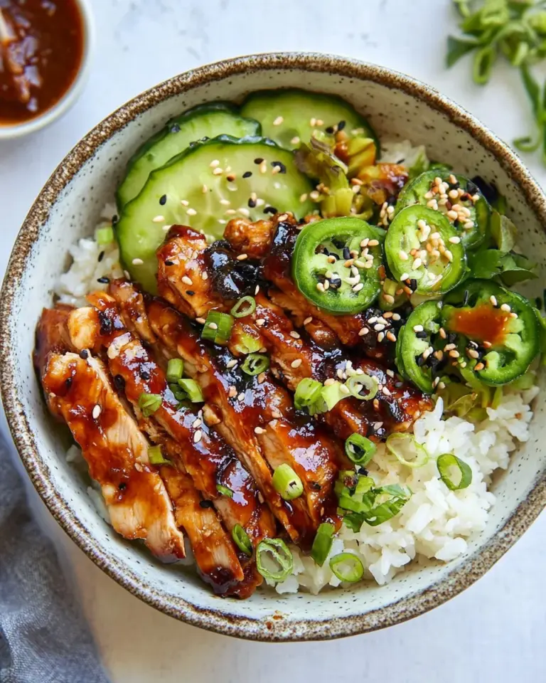 Homemade Korean BBQ Chicken Rice Bowls photo
