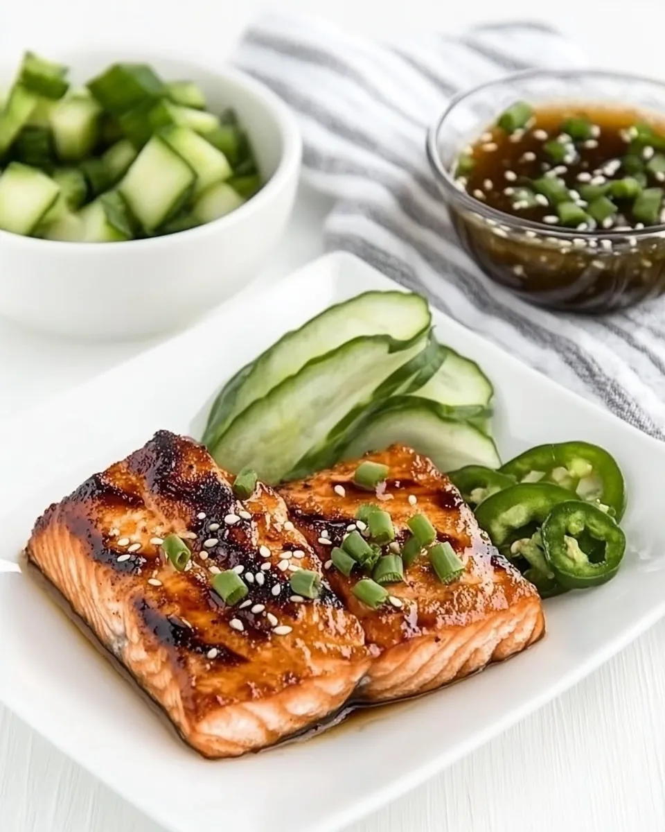 Easy Korean Salmon with Dipping Sauce recipe photo
