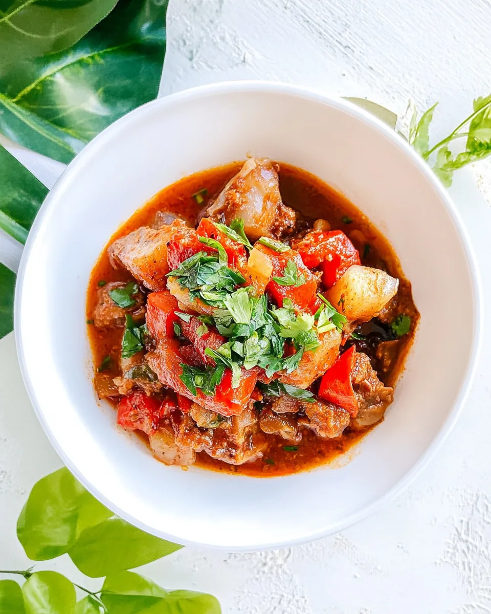 Quick Lamb Guisado (Stewed Conch) recipe photo