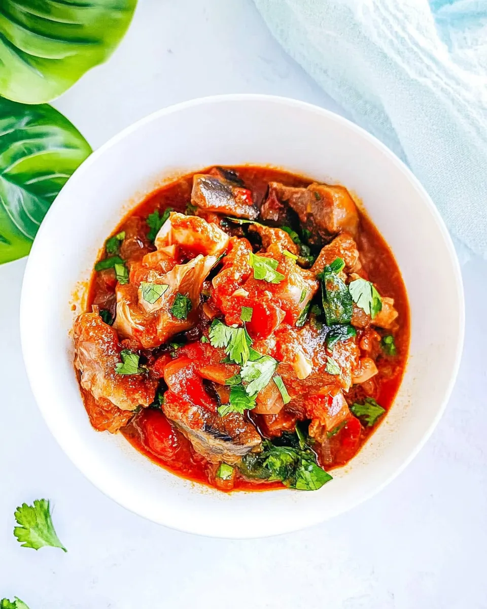 Savory Lamb Guisado (Stewed Conch) dish photo