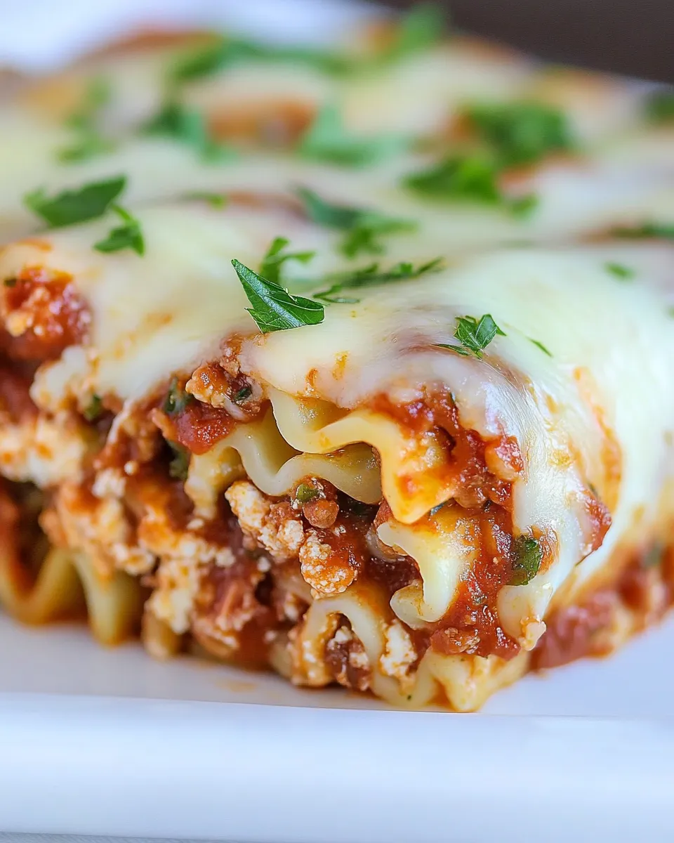 Homemade Lasagna Roll Ups photo