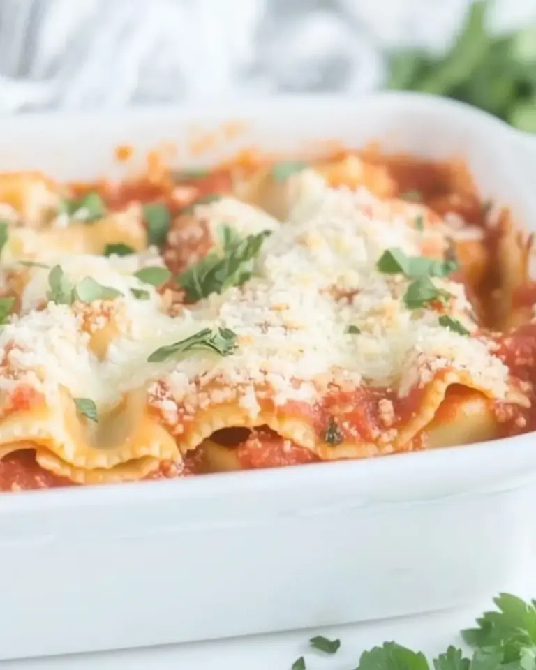 Homemade Lazy Ravioli Lasagna Recipe (Easy Casserole) photo