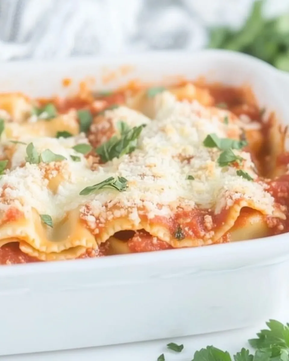 Homemade Lazy Ravioli Lasagna Recipe (Easy Casserole) photo