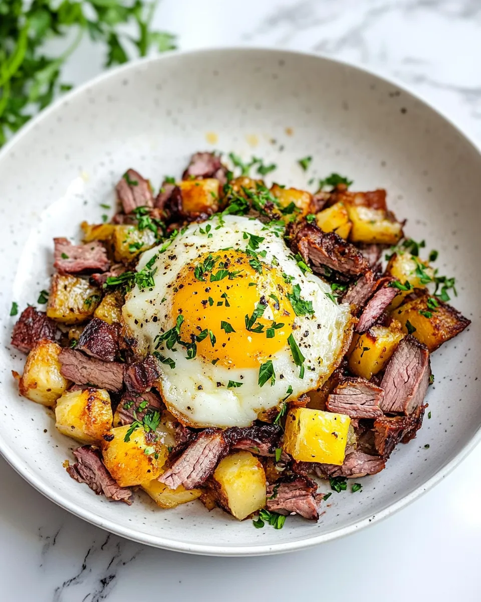 Classic Leftover Prime Rib Hash image