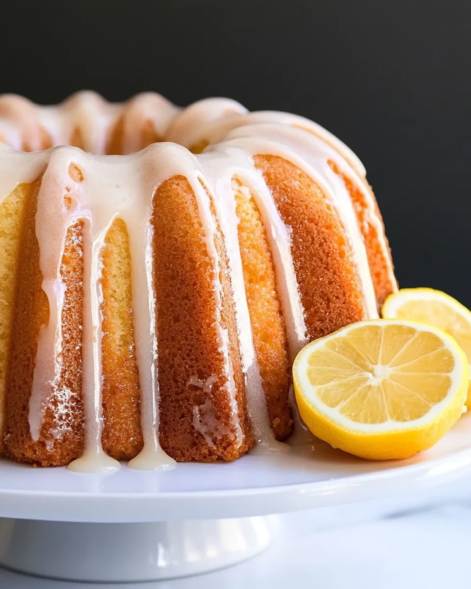 Homemade Lemon Bundt Cake Recipe photo