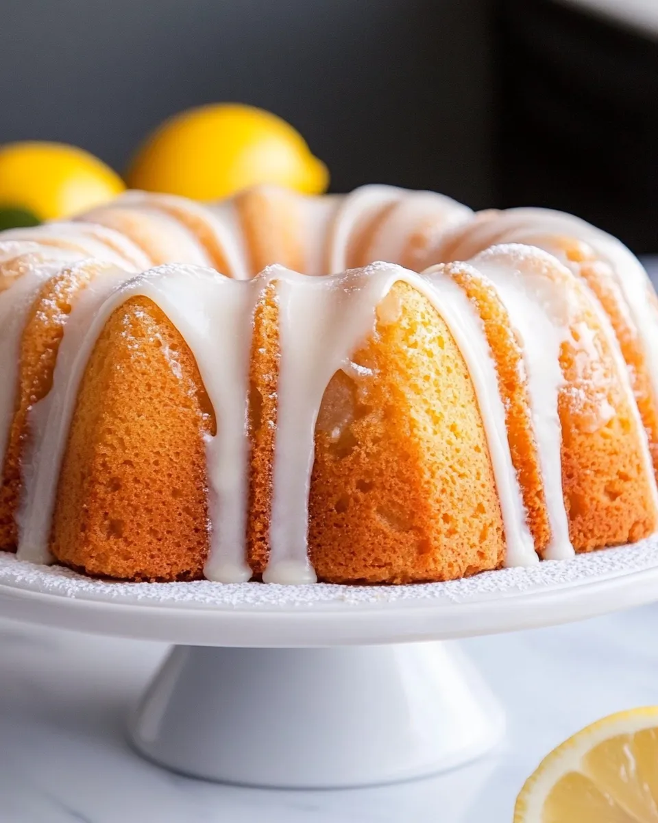Delicious Lemon Bundt Cake Recipe dish photo