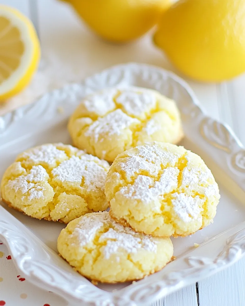 Homemade Lemon Cookies (also known as Lemon Whippersnaps) photo