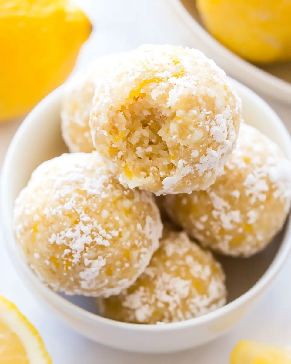 Easy Lemon Energy Balls image