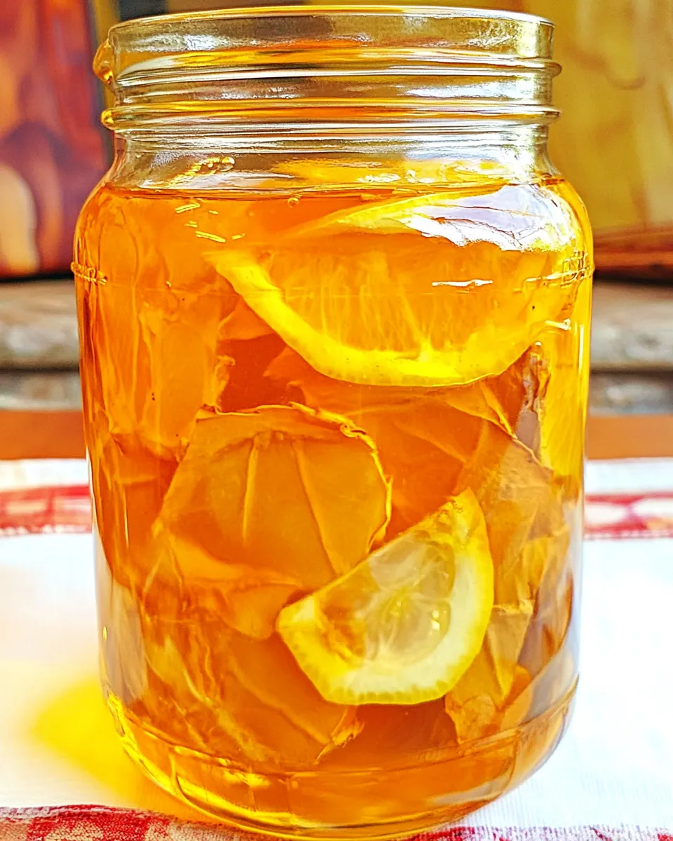 Homemade Lemon Fermented Ginger Honey photo