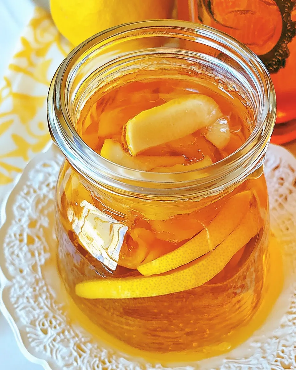 Classic Lemon Fermented Ginger Honey image