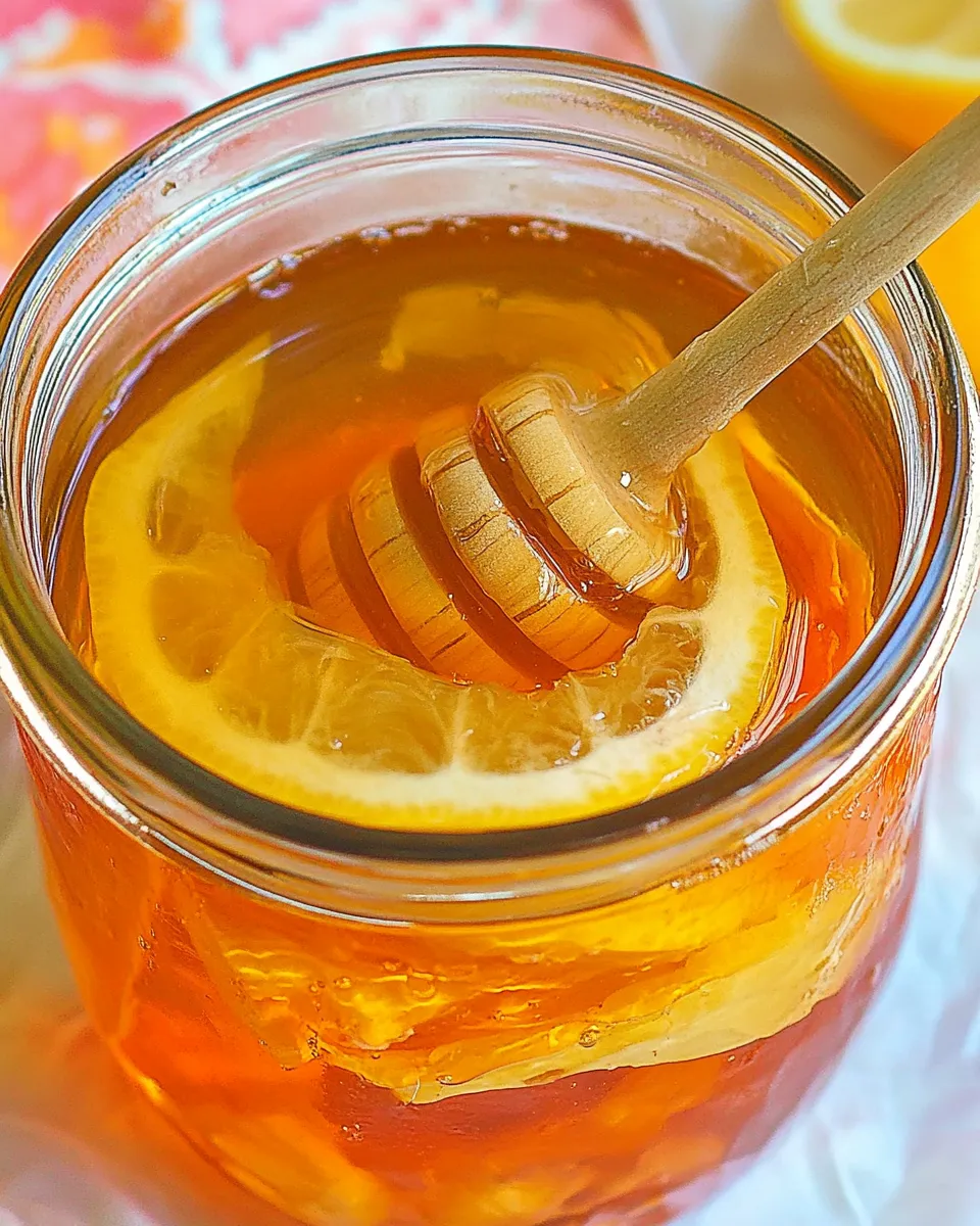 Easy Lemon Fermented Ginger Honey recipe photo