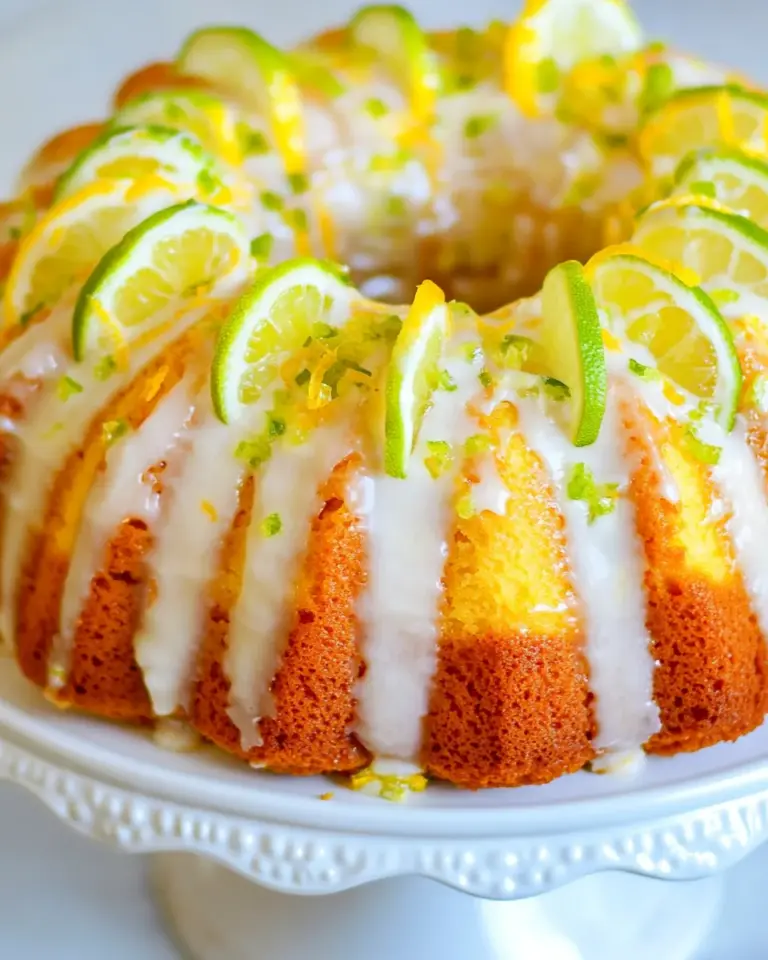 Homemade Lemon Lime Bundt Cake photo