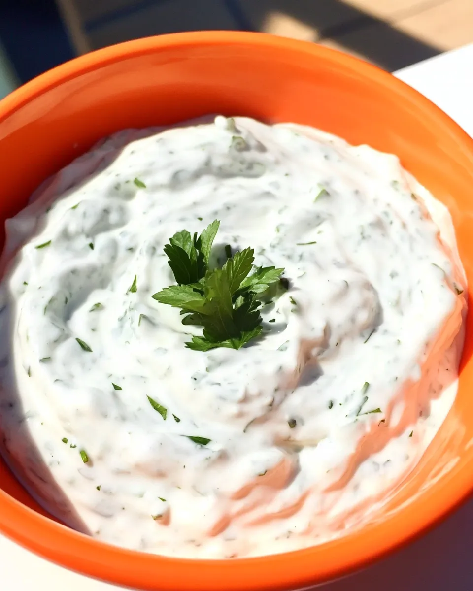 Homemade Lemony Herb Dip photo