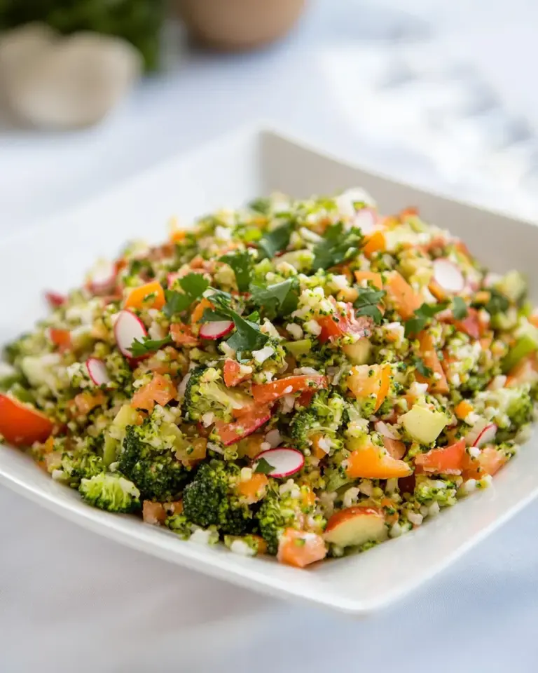 Homemade Loaded Broccoli Radish Salad Recipe photo