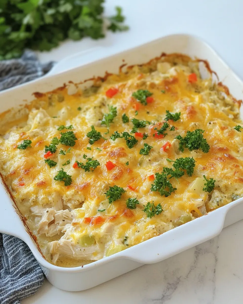 Homemade Low Carb Chicken Casserole photo