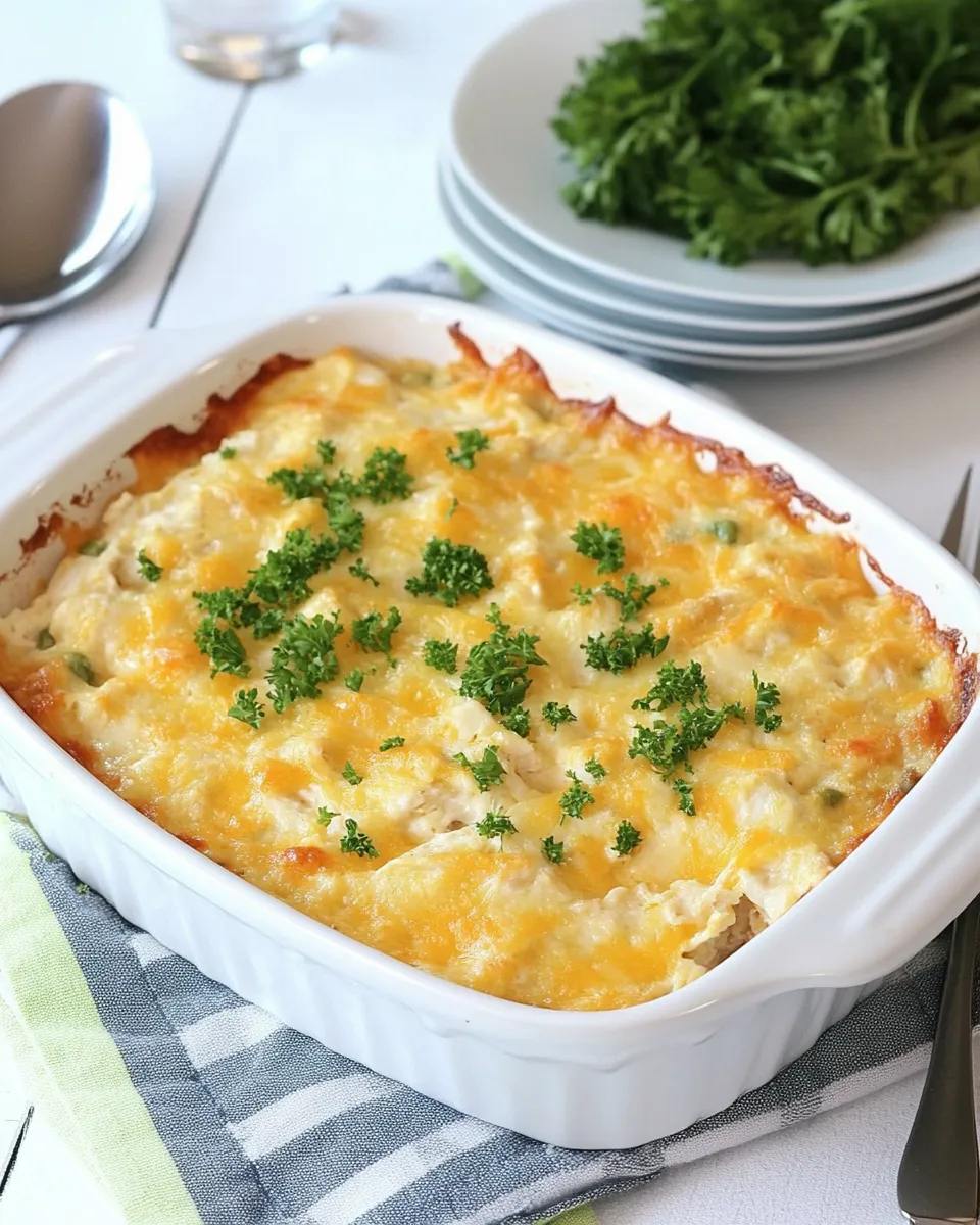 Classic Low Carb Chicken Casserole image