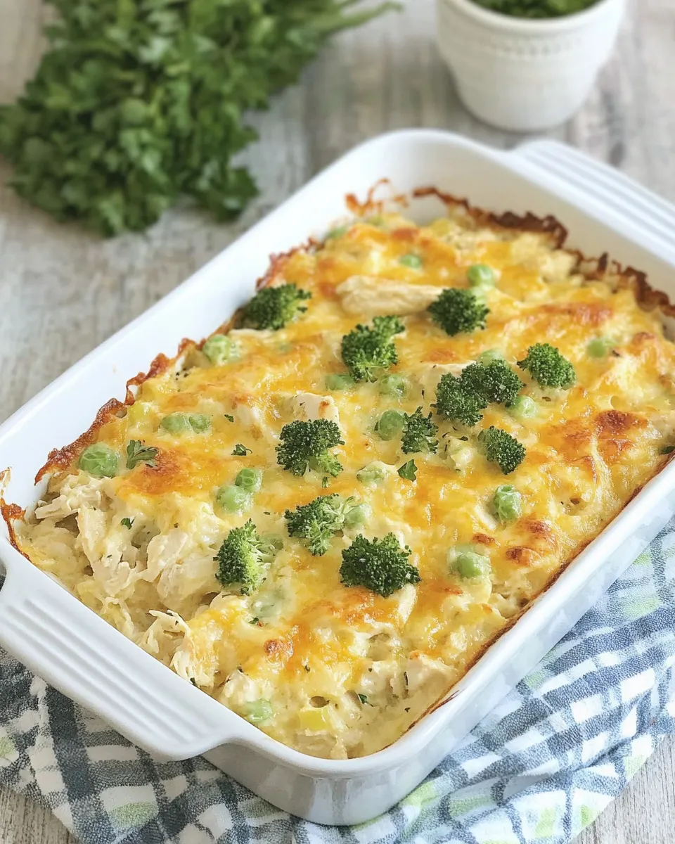 Delicious Low Carb Chicken Casserole shot