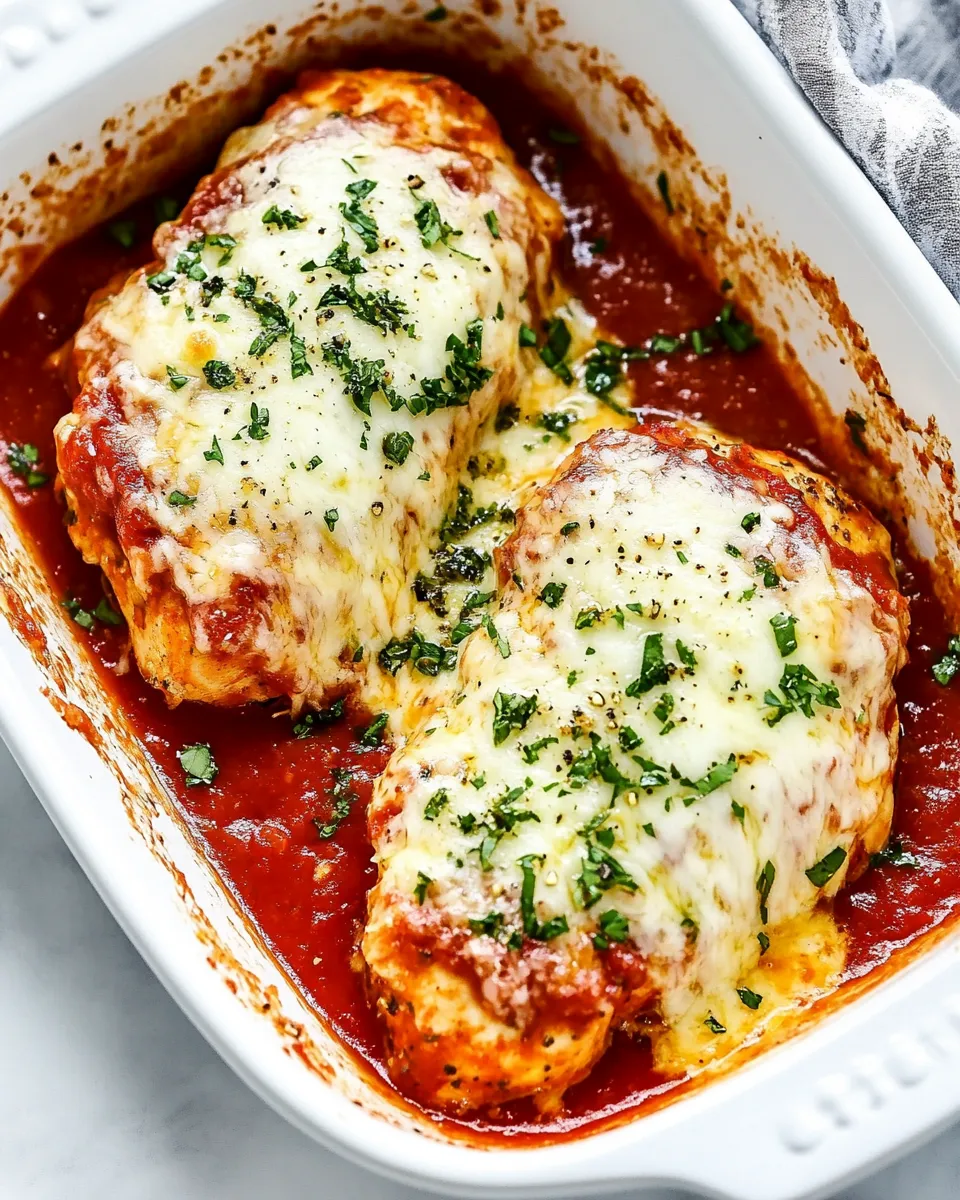 Classic Low Carb Chicken Parmesan image