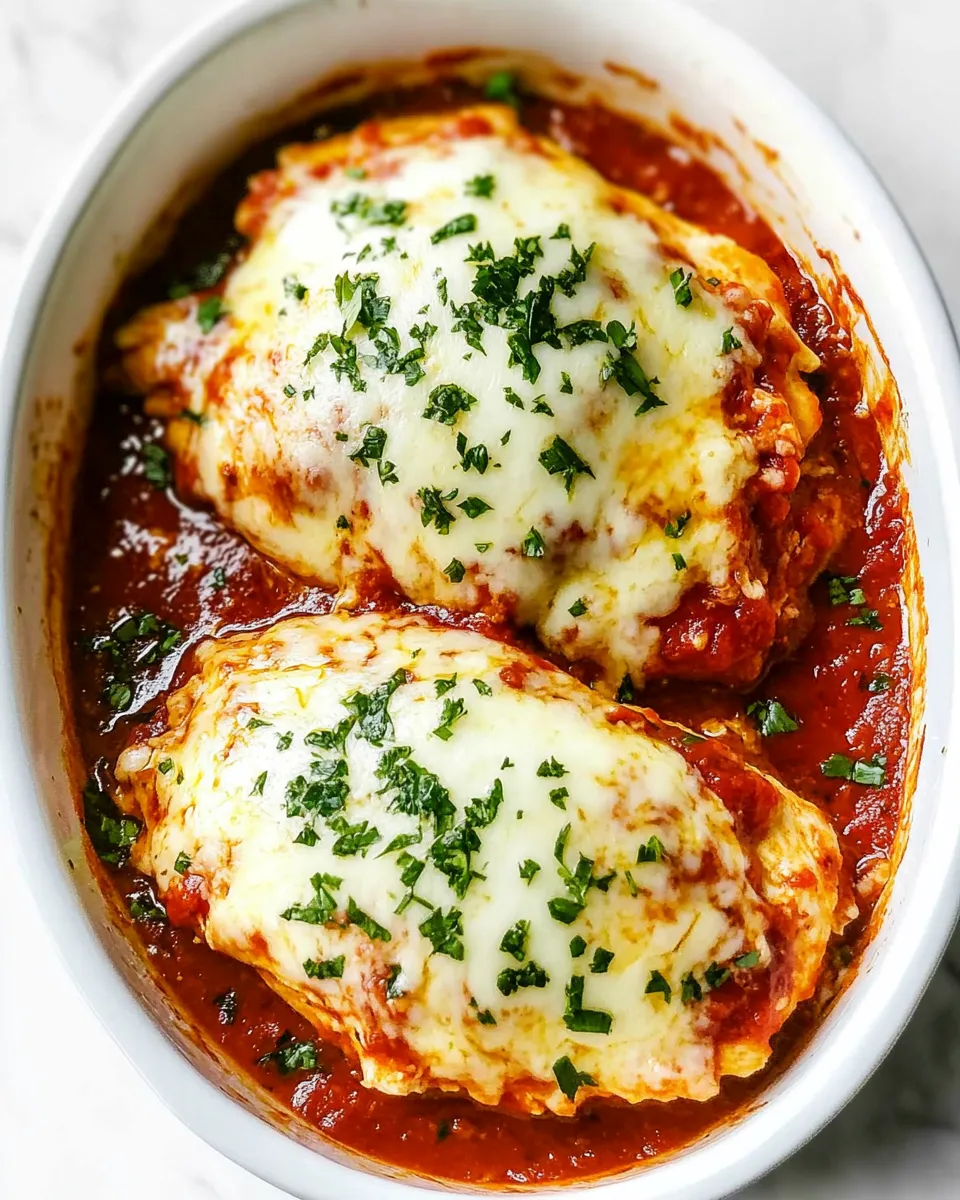 Delicious Low Carb Chicken Parmesan shot