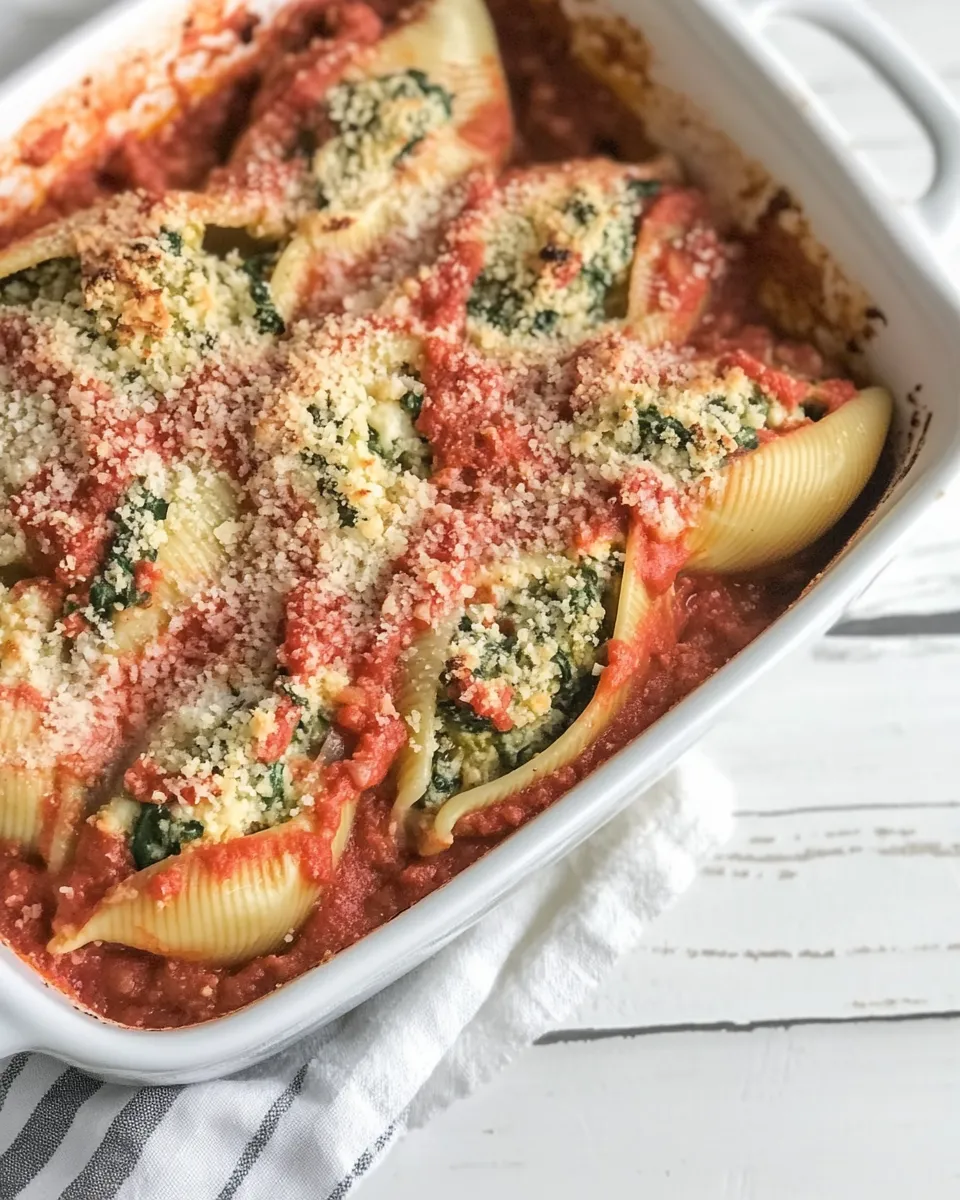 Easy Low Fat Stuffed Shells recipe photo