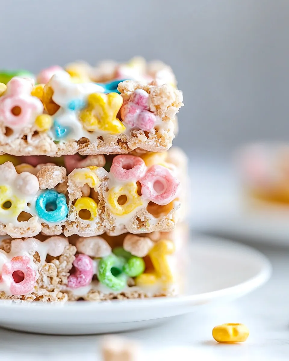 Homemade Lucky Charms Bars photo