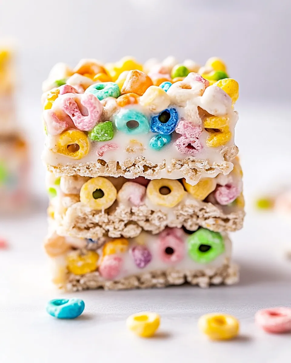 Delicious Lucky Charms Bars image