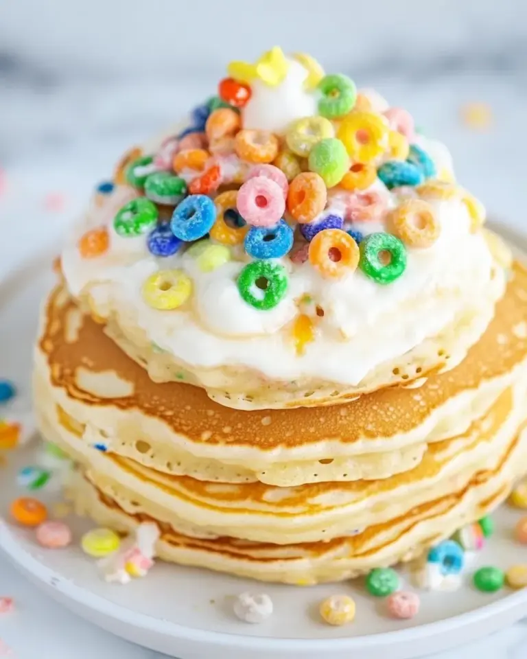 Homemade Lucky Charms Pancakes photo