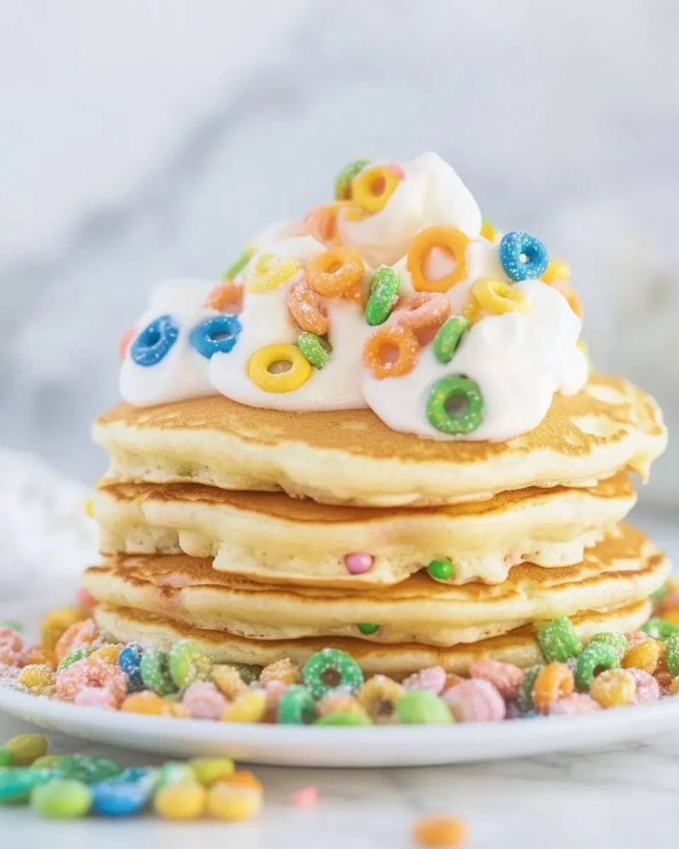 Delicious Lucky Charms Pancakes image