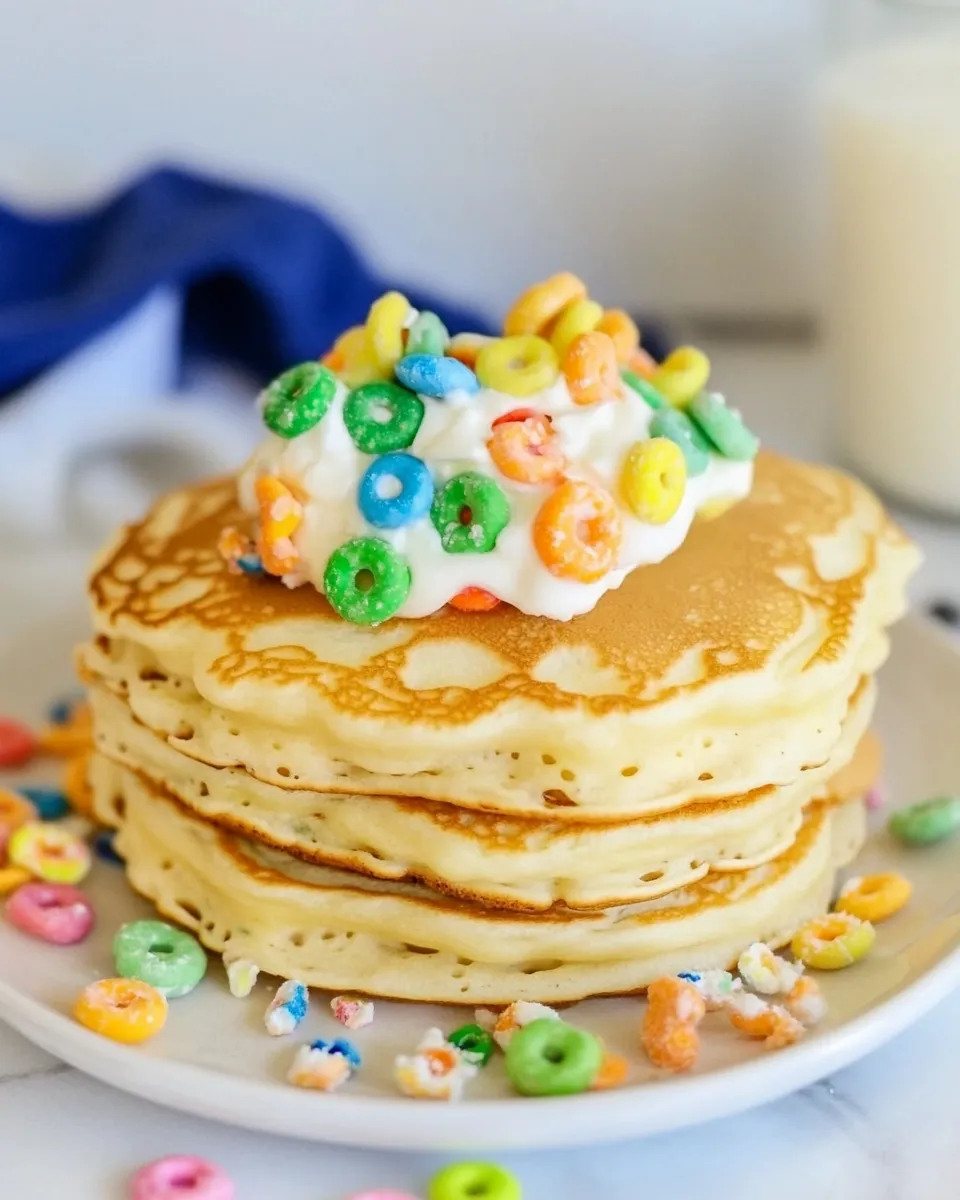 Quick Lucky Charms Pancakes recipe photo