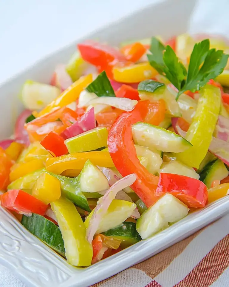 Homemade Marinated Vegetable Salad photo