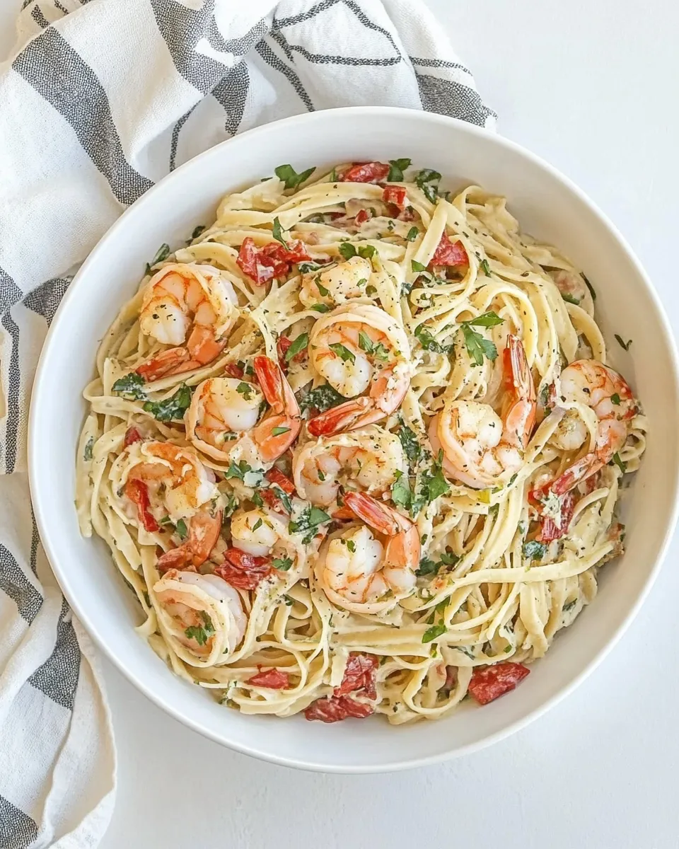 Homemade Mediterranean Shrimp Pasta (Gluten-Free, Dairy-Free) photo