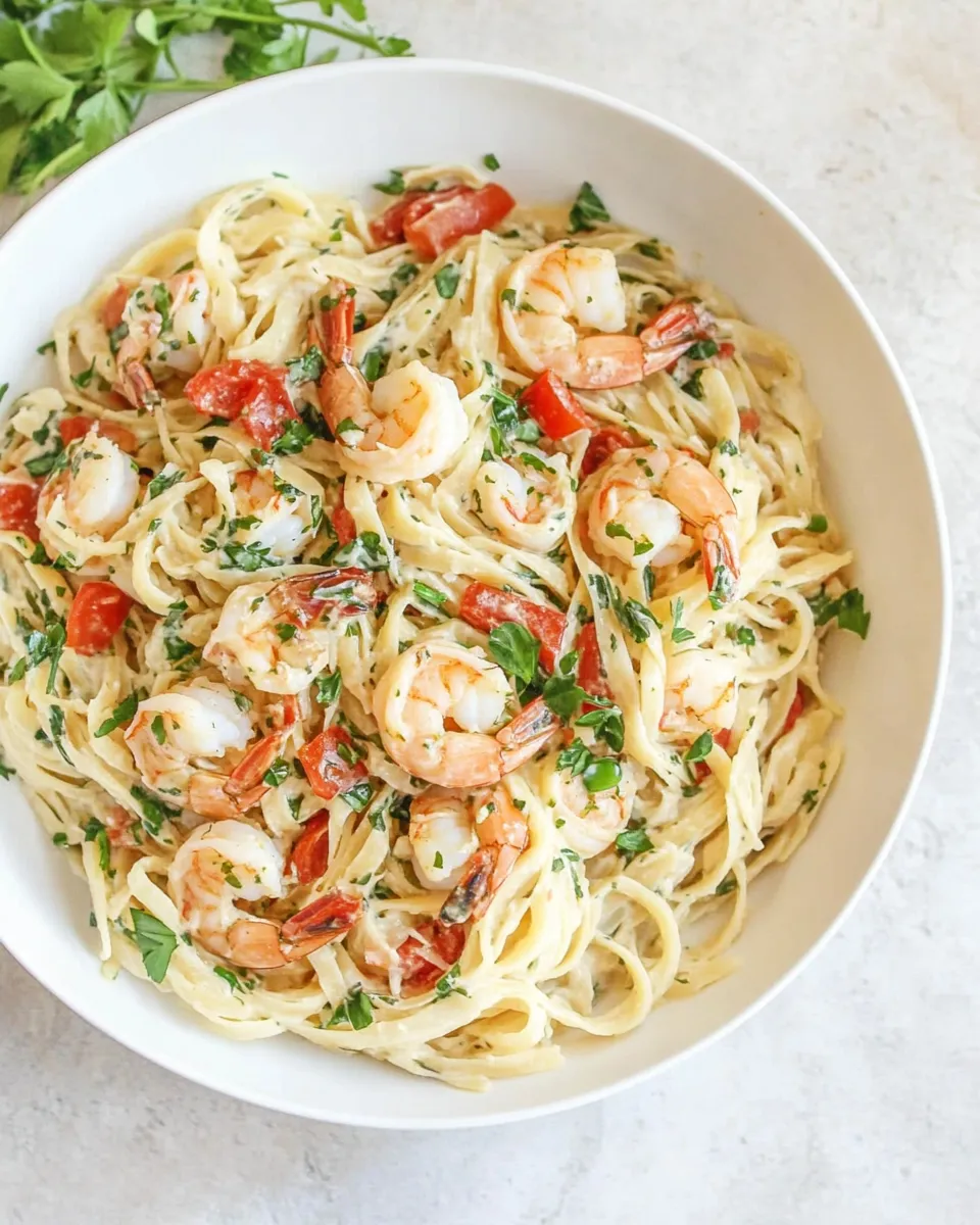 Delicious Mediterranean Shrimp Pasta (Gluten-Free, Dairy-Free) image